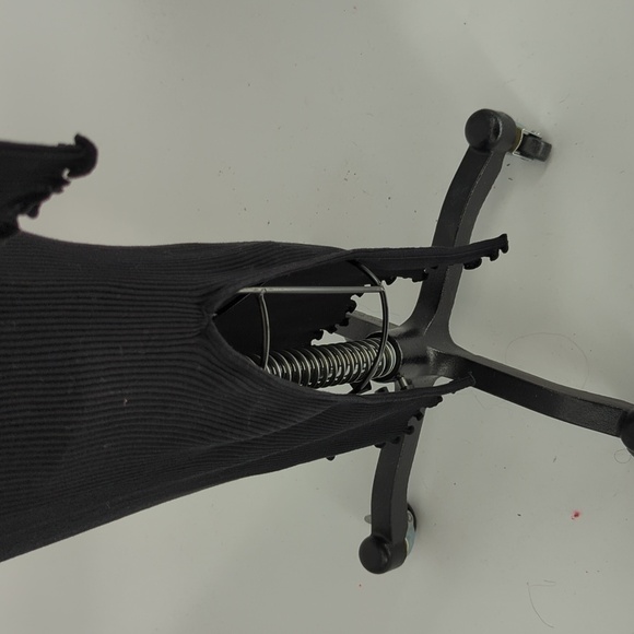 cos Turtle Neck Ribbed Knit Mid Bodycon Dress Black XS/S minimalist preppy fall - Picture 5 of 8